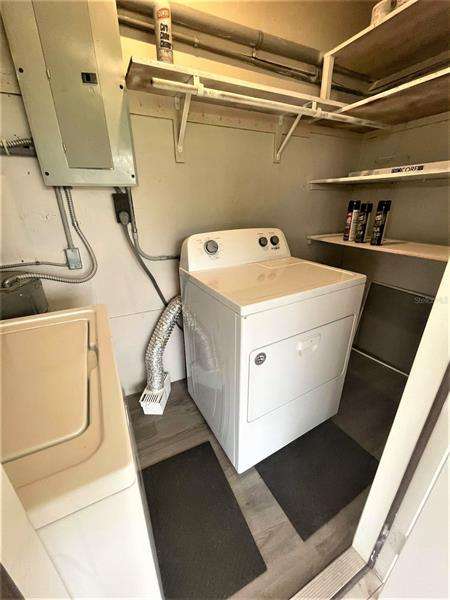 Laundry appliances that need to be relocated to a new estate.